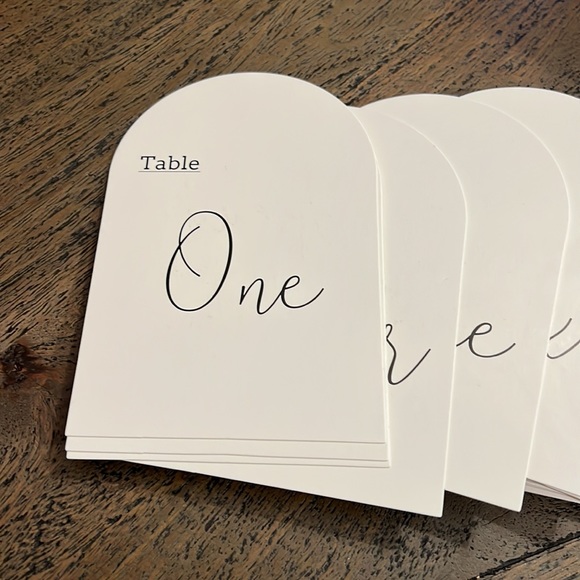 like new table numbers - Picture 3 of 3